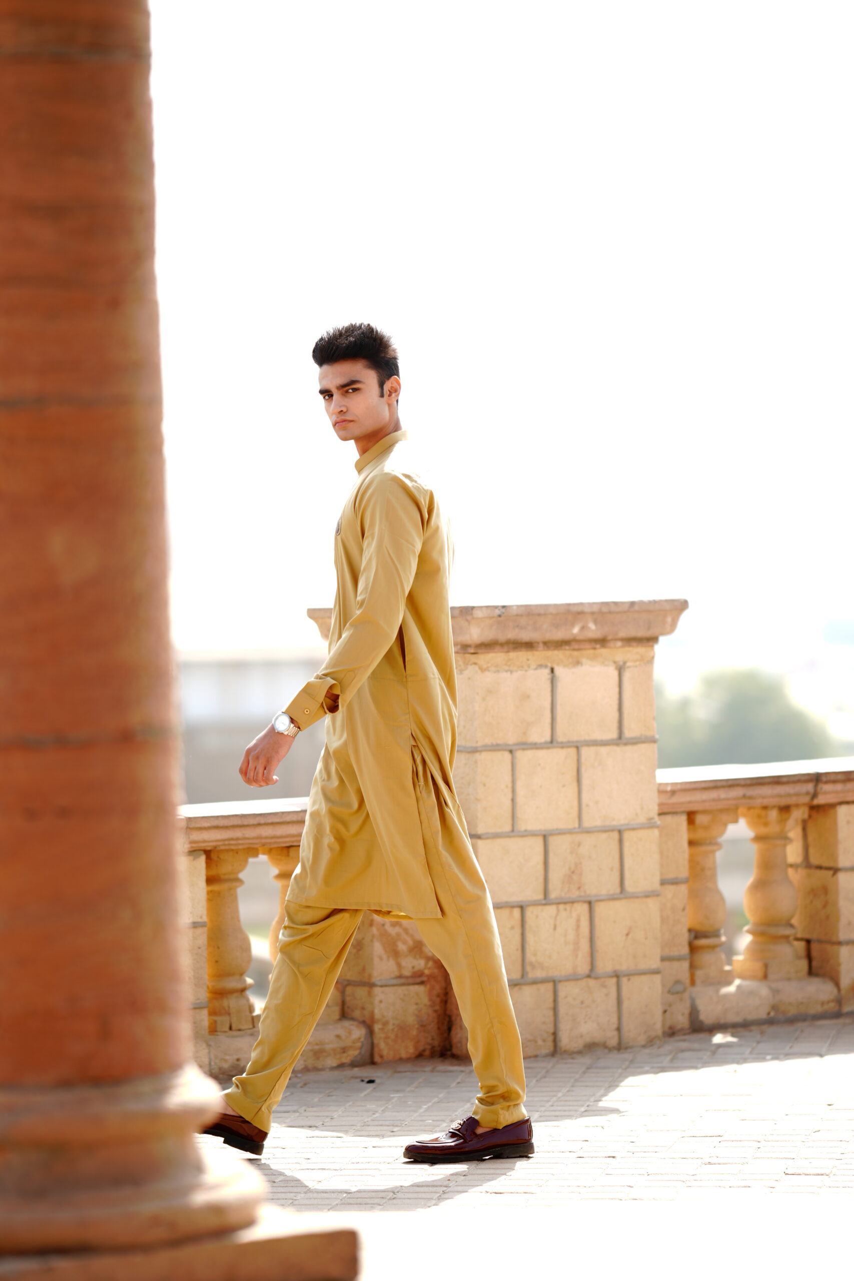 Men's Diamond Unstitched Kurta Shalwar view 2